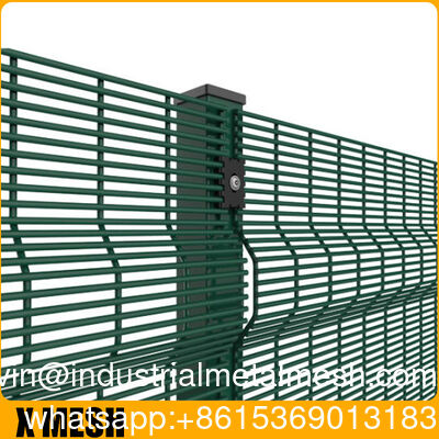 High Security 358 Anti-Climb Fence for Prisons and Industrial Airports Perimeter Trellis & Gates Product Category 358 Fence High Security Fences Mesh Wire Fence