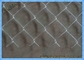 上塗を施してある保証ダイヤモンドの金網のチェーン・リンクの塀2インチのポリ塩化ビニールの
