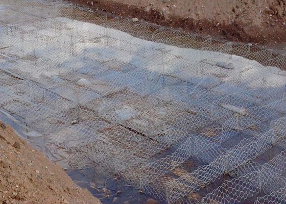 80 x 100つのMmはGabionのバスケット/電流を通された六角形ワイヤー網3 x 1 x 1つのMを溶接した