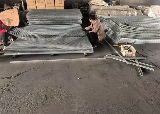 ゴシック様式1.6mmの厚さによって拡大される金属線の網1.2 x 2.4 M