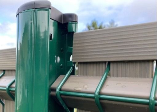 3Dデザイン 60x60mm カーブメタルフェンス ガーデン