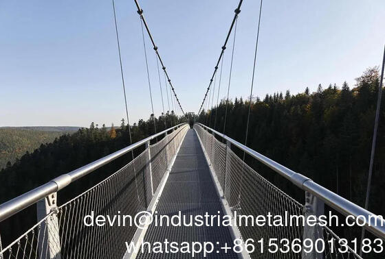 Ss 304 316 動物園用ワイヤーメッシュ ステンレス鋼用ワイヤーロープ 鳥保護用鳥巣用ワイヤーメッシュ