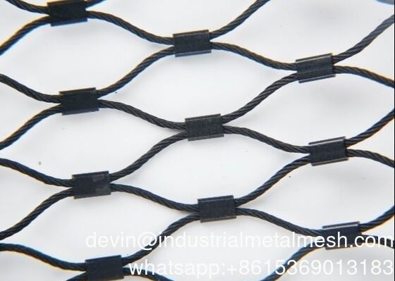 フェルルール ダイヤモンド ステンレス スチール ワイヤロープ 網 バルストラード